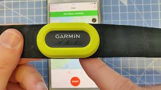 Garmin HRM Pro Starting Activity on Smartphone [upl. by Noir]