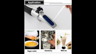 RZ Portable Refractometer Salinity Sugar Meter [upl. by Brittney]