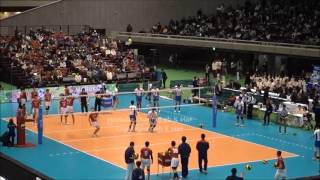 駿台学園 習志野 スパイク練習 春高バレー2017準決勝 Japan volleyball [upl. by Ahseenak]