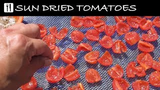 HOW TO MAKE REAL SUN DRIED TOMATOES [upl. by Tarfe]