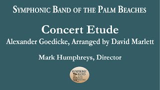 Concert Etude  Symphonic Band of the Palm Beaches  March 2024 [upl. by Hoffer]