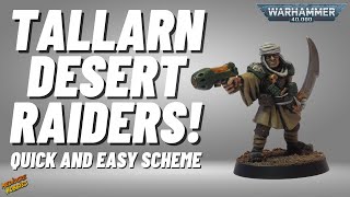 Tallarn Desert Raider for Astra Militarum in Warhammer 40k [upl. by Kirt141]