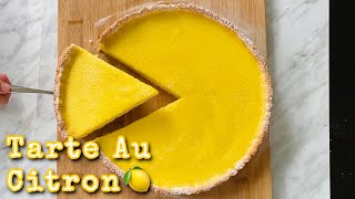 TARTE AU CITRON SUPER FACILE ET RAPIDE🍋 [upl. by Nnomae549]