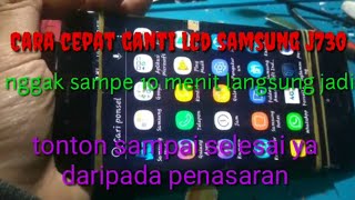 cara ganti lcd samsung j7 pro  j7 pro disassembly [upl. by Catharina]