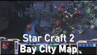 Starcraft 2  Bay City Map  Zombie Team Survival Mod [upl. by Berton]