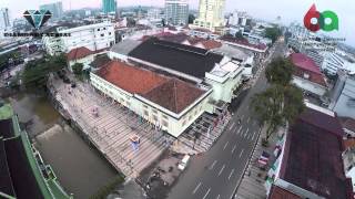 Gedung Asia Afrika Bandung  Aerial Video for KAA 2015 [upl. by Sonitnatsok]