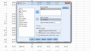 SPSS Video 9 Obtaining An ROC Curve In SPSS [upl. by Sigmund]