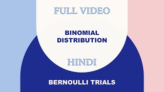 Binomial Distribution Bernoulli Trials Made Easy  Probability Distribution  Statistics [upl. by Nylirak275]