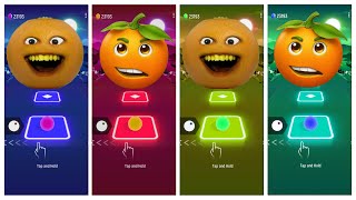 All Annoying Orange Megamix Annoying Orange 🆚 Annoying Orange Tiles Hop EDM Rush🎶 Who is Best [upl. by Caralie]