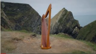 Wind Harp  Aeolian Harp on the Irish coast [upl. by Lilahk]