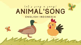 Animals song  Ayam Chicken  lagu anak bahasa Inggris education song [upl. by Aala]