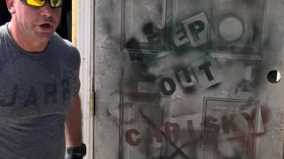 Breaching Exterior Metal door with Halligan Tool Risky Chrisky Style [upl. by Einuj31]