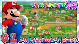 Mario Party 10 Part 01  Mushroom Park 4 Player [upl. by Encratis]