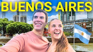 First Time in ARGENTINA 🇦🇷 not what we expected  Buenos Aires Vlog [upl. by Enahpets33]