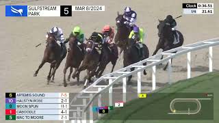 Gulfstream Park Carrera 5  8 de Marzo 2024 [upl. by Yllaw]