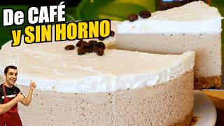 Sorprendente Cheesecake de CAFÉ SIN HORNO ¡Frío Fácil y Delicioso ☕👌 Receta  970 [upl. by Kciredec]