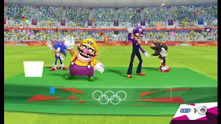 Mario amp Sonic at the London 2012 Olympic Games  4x100m Relay 39 Team WarioNon SMBZ [upl. by Brufsky]