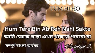 tum hi ho bangla lyrics song  Hum tere bin ab reh nahi sakte [upl. by Toole]