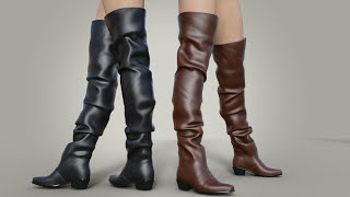 Over the knee boots Vitorian era [upl. by Gnoud526]