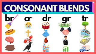 Consonant Blends with Short Sound Vowels  Blending Letter Sounds  Listening Skill  Reading [upl. by Anirbac389]