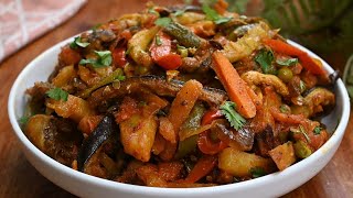 الخضار تكون دائما لذيذة بهذه الطريقة اليمنية الصحية والسهلة Vegetables are delicious in this way [upl. by Berkly]