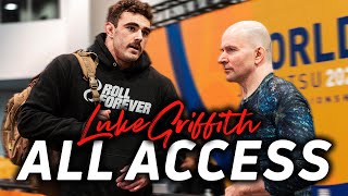 All Access Luke Griffith Submits His Way Through NoGi Worlds [upl. by Mahalia]