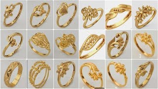 Latest Light weight gold Finger ring design  Latest Gold Finger Rings designs collections  Rings [upl. by Irwin354]