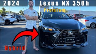 2024 Lexus NX 350H Premium  functional hybrid features review [upl. by Manvel]