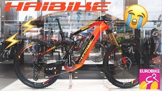 New HAIBIKE Bikes 2019 FLYON Nduro AllTrail Dwnhll  Eurobike 2018 4K [upl. by Cann536]