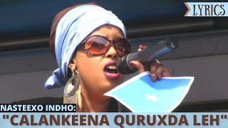 NASTEEXO INDHO LIVE SWEDEN  CALANKEENA QURUXDA LEH  HEESTA CALANKA SOOMAALIYA  HEES WADANI AH [upl. by Parthen]