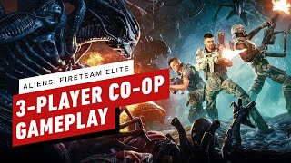 Aliens Fireteam Elite  3Player CoOp Gameplay 4K [upl. by Yaras]