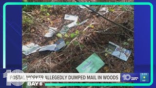 Florida postal worker allegedly dumped political mail ballot in woods [upl. by O'Hara346]