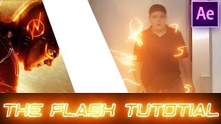 The Flash Super Speed Effect Tutorial After EffectsLightning [upl. by Icyaj429]