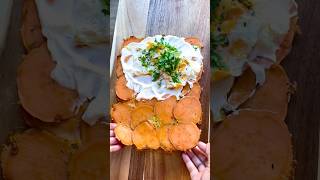 Healthy baked sweet potato meal Great for breakfast lunch or dinner [upl. by Annas]