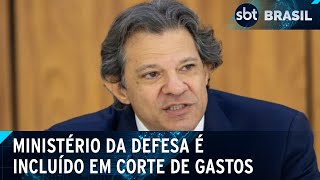 Governo inclui Ministério da Defesa entre pastas afetadas no corte de gastos  SBT Brasil 121124 [upl. by Sinnek]