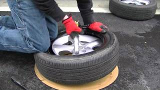 how to mount a tire by hand [upl. by Good]