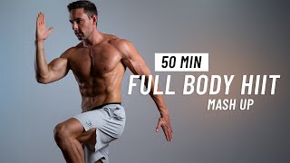 50 Min Fat Burning HIIT Workout  Burn 1000 Calories Full Body At Home [upl. by Ecnerual554]