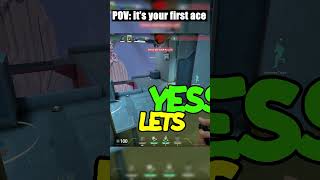 POV Its your first ace in Valorant shorts valorant funny gaming [upl. by Harlamert]