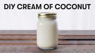 DIY CREAM OF COCONUT Coco Lopez alternative  Bloopers [upl. by Humpage]