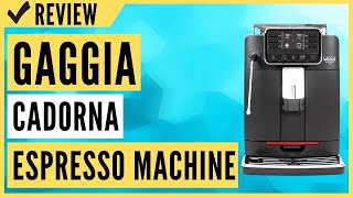 Gaggia Cadorna Barista Plus SuperAutomatic Espresso Machine Review [upl. by Kalvin]