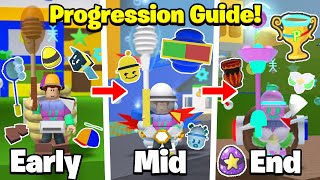 The UPDATED Progression Guide in Bee Swarm Simulator Early to End Game [upl. by Adnic775]