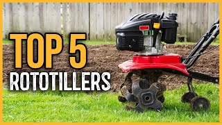 Best Rototillers 2023  Top 5 Best Rear Tine Tillers Reviews [upl. by Greysun]