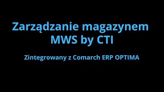 Zarządzanie Magazynem  MWS by CTI wersja mobile i wizualizacja [upl. by Arbmik866]