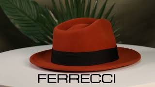 Ferrecci 100 Australian Wool Rust Crushable Fedora Hat [upl. by Liagibba45]