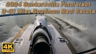 2024 Guntersville Hydrofest Final Heat U91 Miss Goodman Real Estate [upl. by Crandale450]