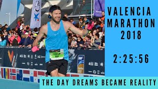 VALENCIA MARATHON 2018  22556  The Day Dreams Became Reality [upl. by Keraj]