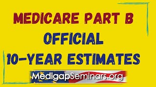 Medicare Part B 10Year Estimates Premium amp Deductible [upl. by Lirva380]