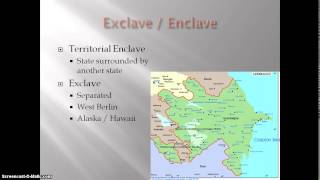 AP Human Geography  Exclaves and Enclaves [upl. by Ireland843]