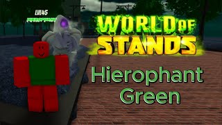 Hierophant Green Combo Reupload  World of Stands [upl. by Finlay]