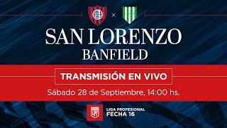 🔴 VIVO San Lorenzo vs Banfield  Fecha 16 Liga Profesional [upl. by Melli765]